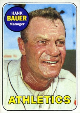 1969 Topps Hank Bauer #124 Baseball Card