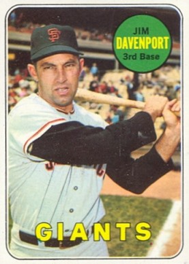1969 Topps Jim Davenport #102 Baseball Card