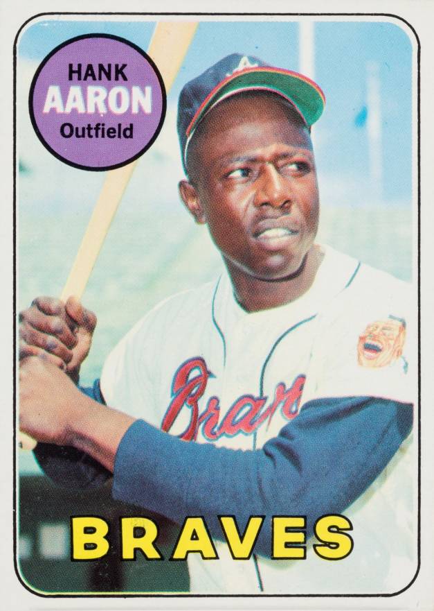 1969 Topps Hank Aaron #100 Baseball Card