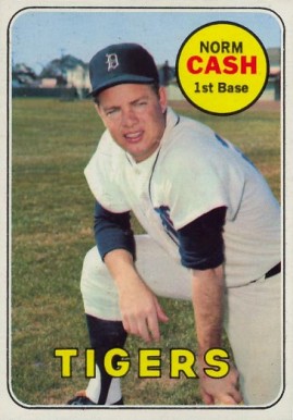 1969 Topps Norm Cash #80 Baseball Card