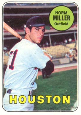 1969 Topps Norm Miller #76 Baseball Card