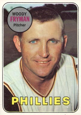 1969 Topps Woody Fryman #51 Baseball Card