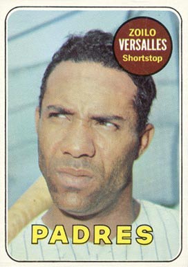 1969 Topps Zoilo Versalles #38 Baseball Card