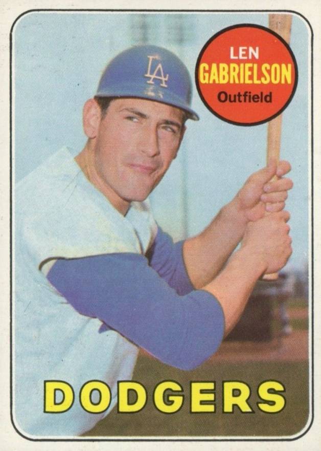 1969 Topps Len Gabrielson #615 Baseball Card