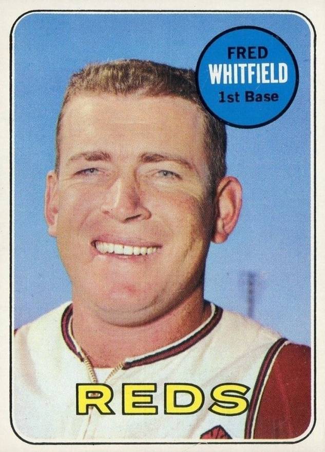 1969 Topps Fred Whitfield #518 Baseball Card