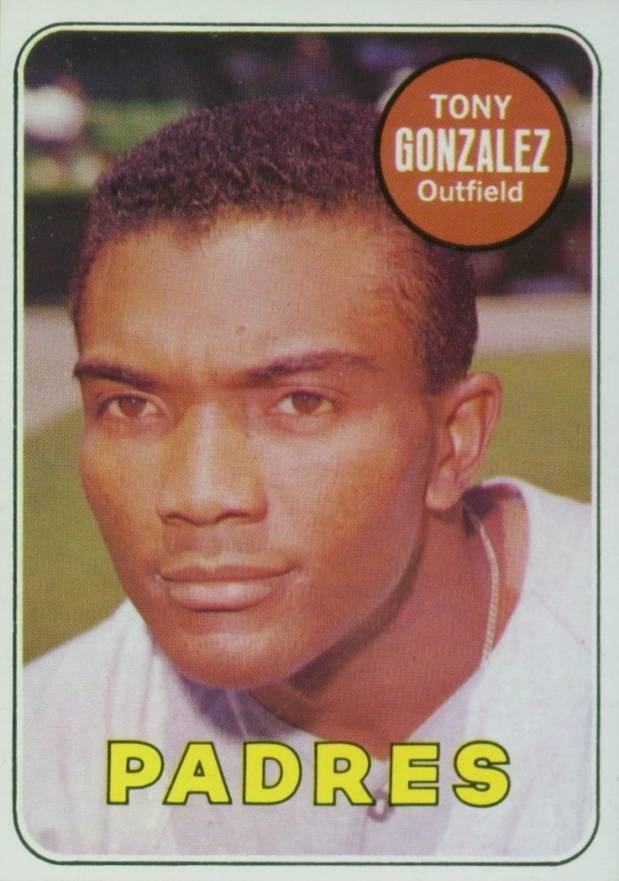 1969 Topps Tony Gonzalez #501w Baseball Card