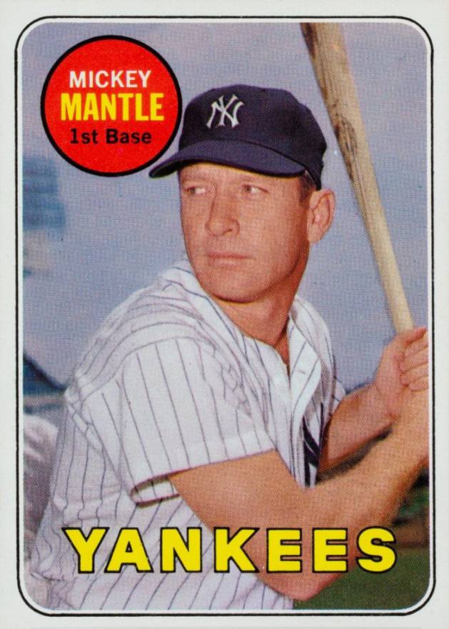 1969 Topps Mickey Mantle #500y Baseball Card