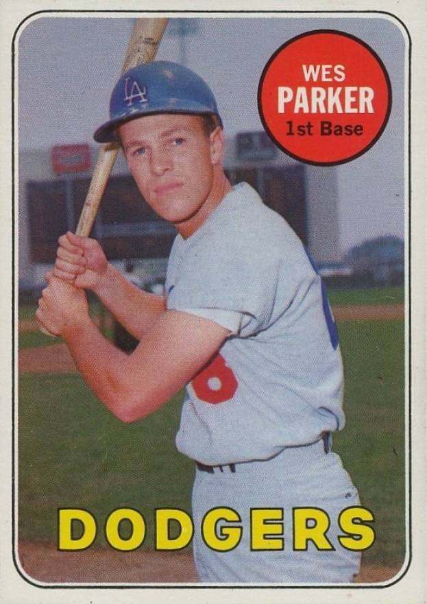 1969 Topps Wes Parker #493w Baseball Card