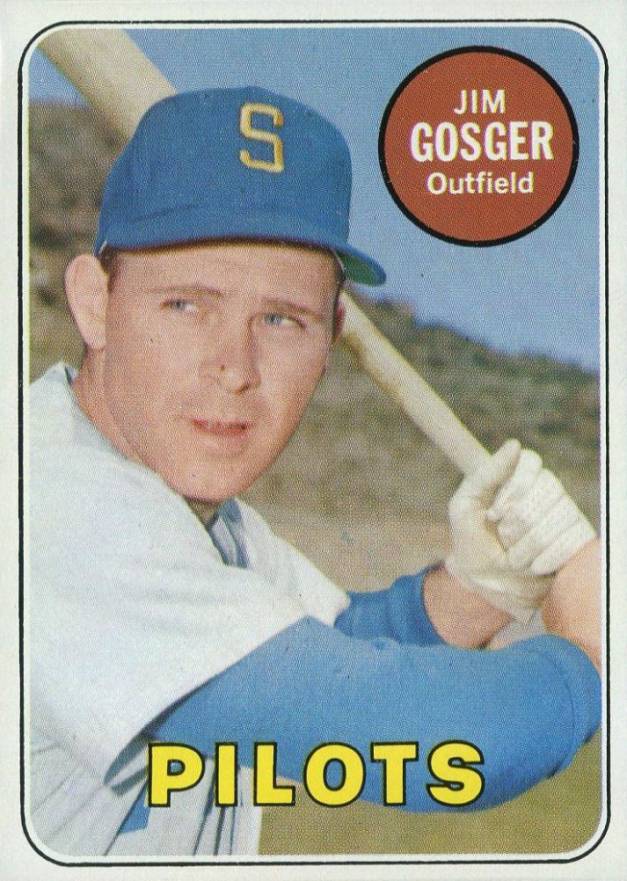 1969 Topps Jim Gosger #482w Baseball Card