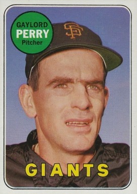 1969 Topps Gaylord Perry #485w Baseball Card