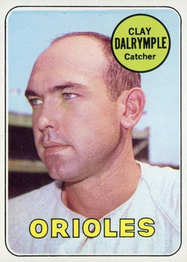 1969 Topps Clay Dalrymple #151b Baseball Card