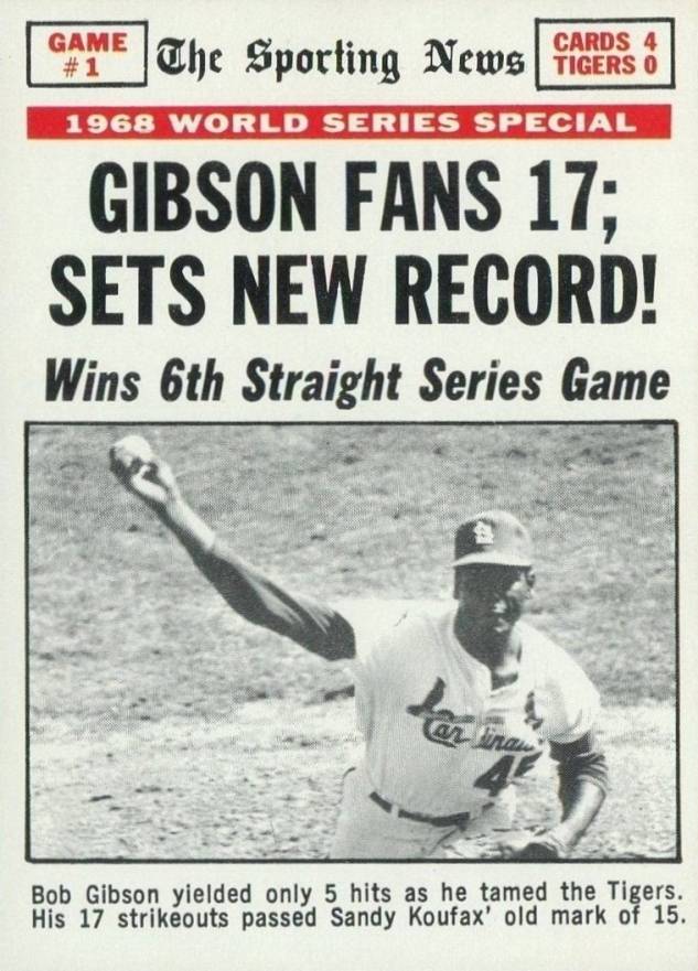 1969 Topps World Series Game #1 #162 Baseball Card