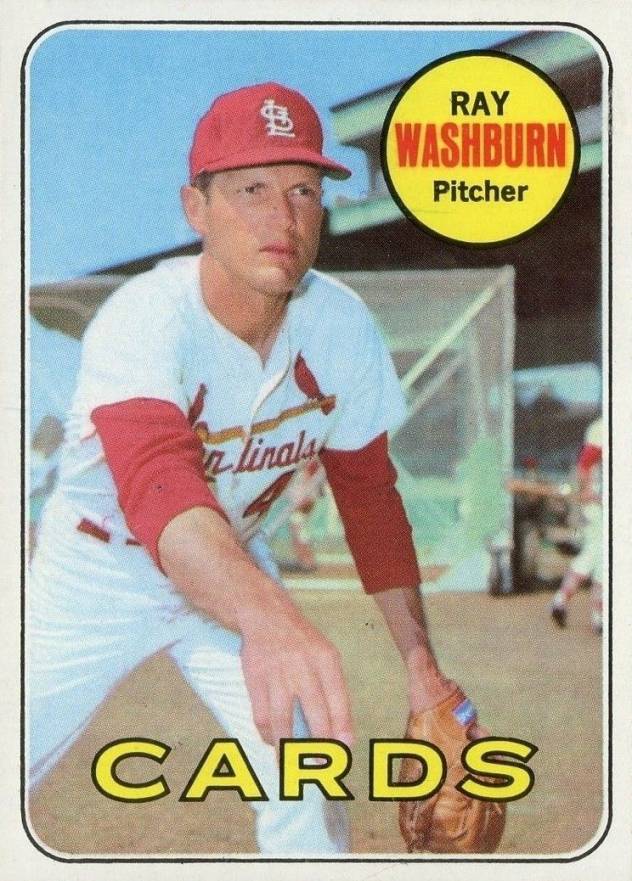 1969 Topps Ray Washburn #415 Baseball Card