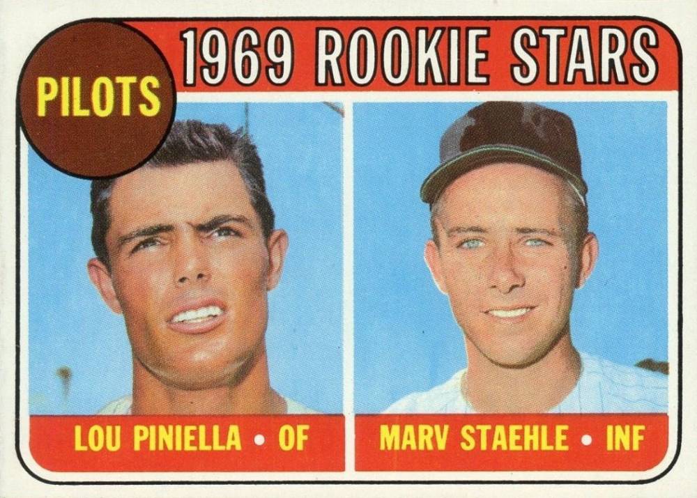 Mike Brumley/ Lou Piniella Rookie Card 1964 Topps #167 Senators BGS BCCG 8