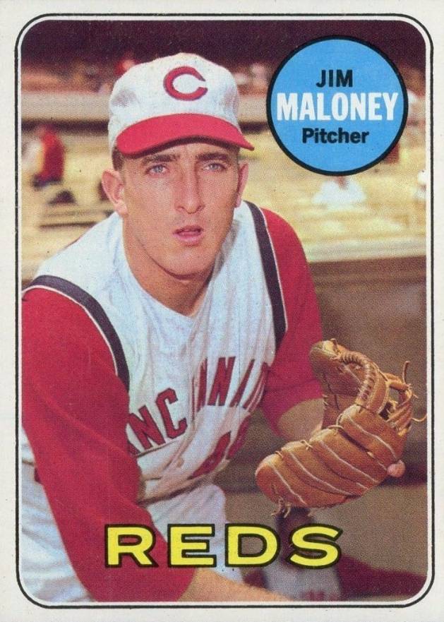 1969 Topps Jim Maloney #362 Baseball Card