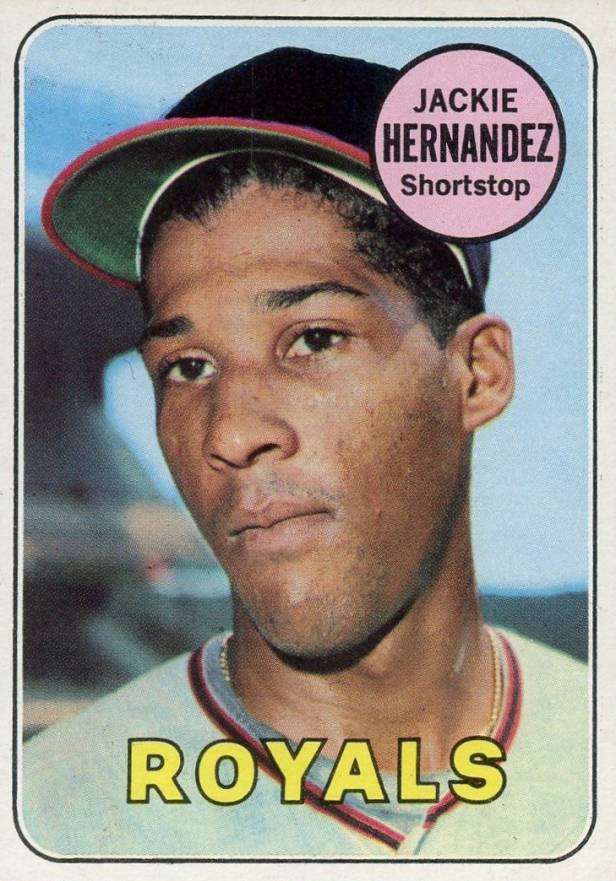 1969 Topps Jackie Hernandez #258 Baseball Card