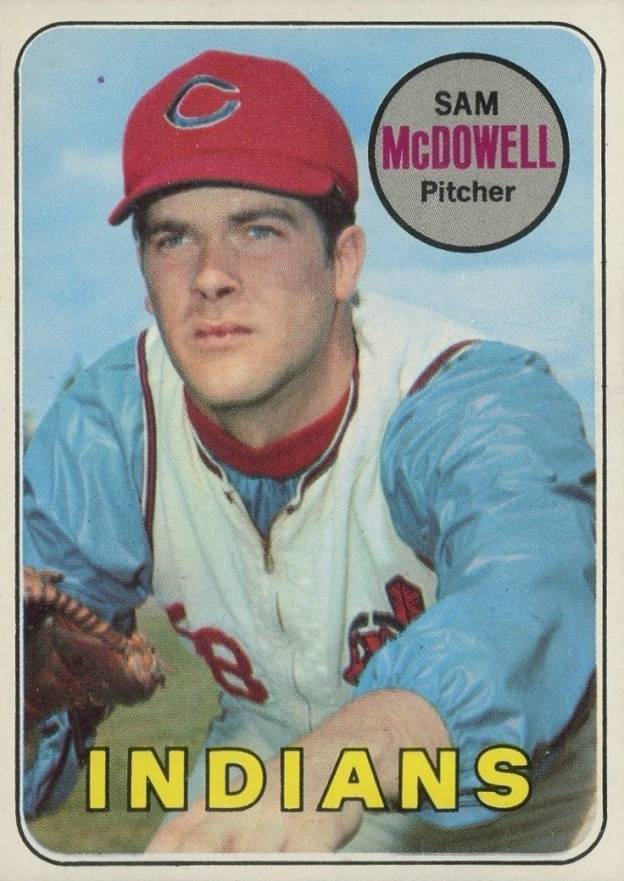 1969 Topps Sam McDowell #220 Baseball Card