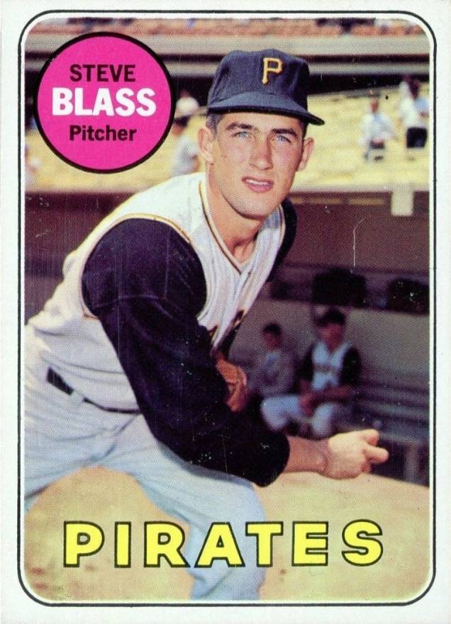 1969 Topps Steve Blass #104 Baseball Card