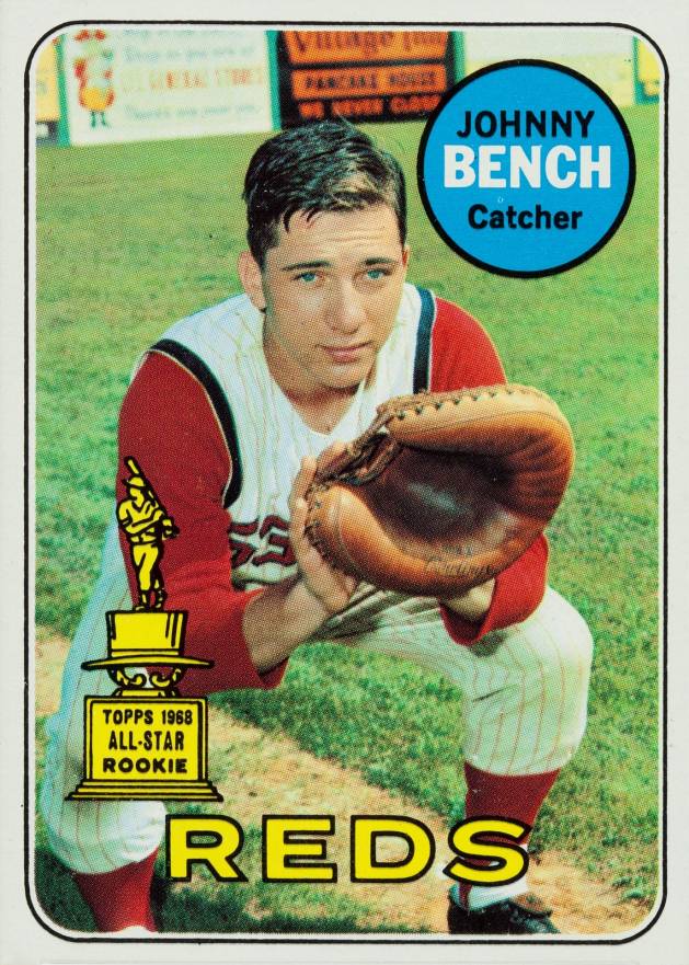 1969 Topps Johnny Bench #95 Baseball Card