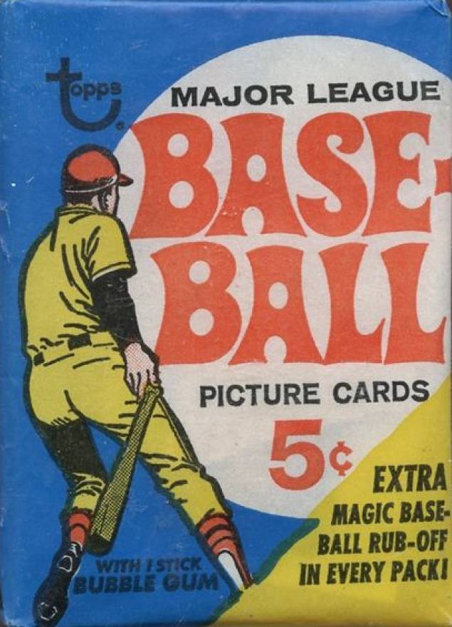 1969 Topps Wax Pack #WP Baseball Card