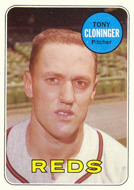 1969 Topps Tony Cloninger #492 Baseball Card