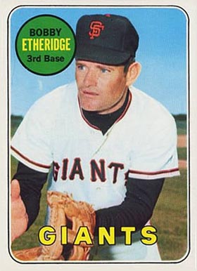 1969 Topps Bobby Etheridge #604 Baseball Card