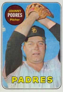 1969 Topps Johnny Podres #659 Baseball Card