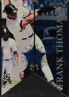 1997 Leaf Banner Season Frank Thomas #4 Baseball Card