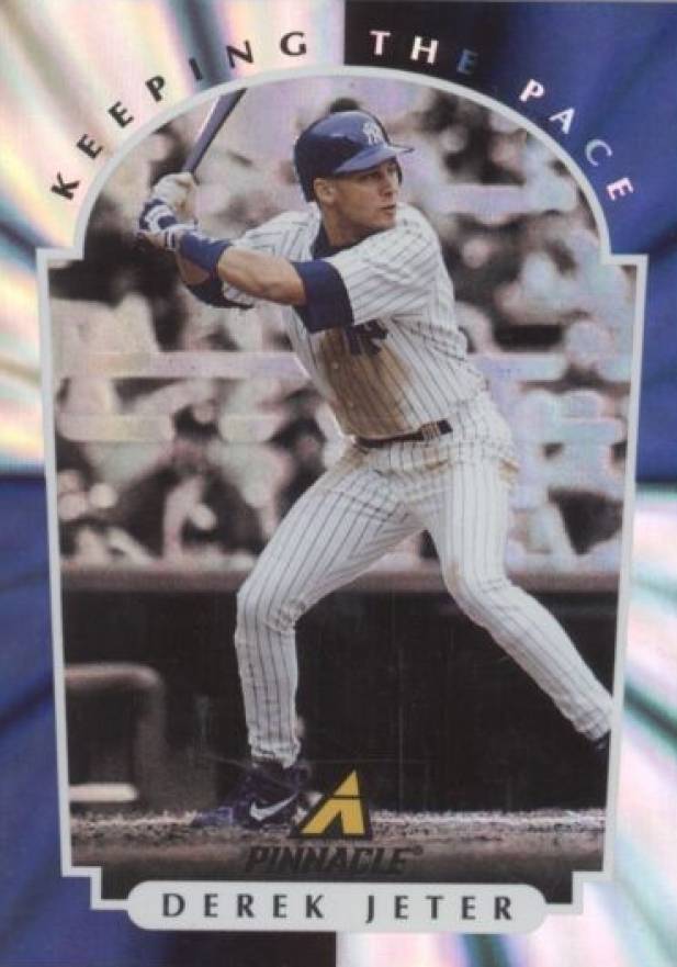 1997 New Pinnacle Keeping The Pace Derek Jeter #9 Baseball Card