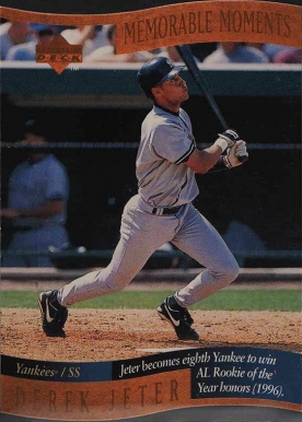 1997 Upper Deck Memorable Moments Derek Jeter #3 Baseball Card
