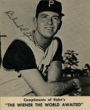 1960 Kahn's Wieners Richard R. Stuart # Baseball Card