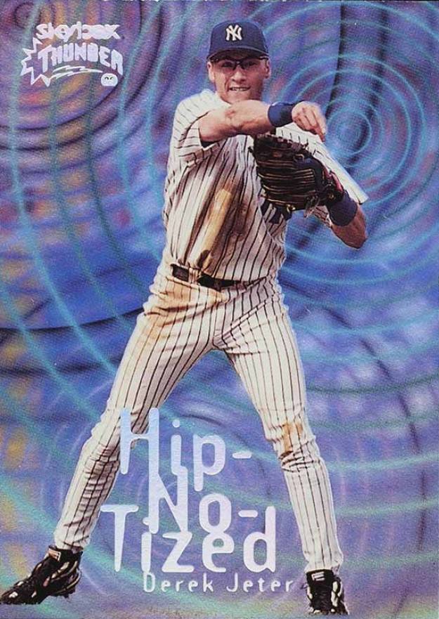 1999 Skybox Thunder Hip-No-Tized Derek Jeter #5 Baseball Card