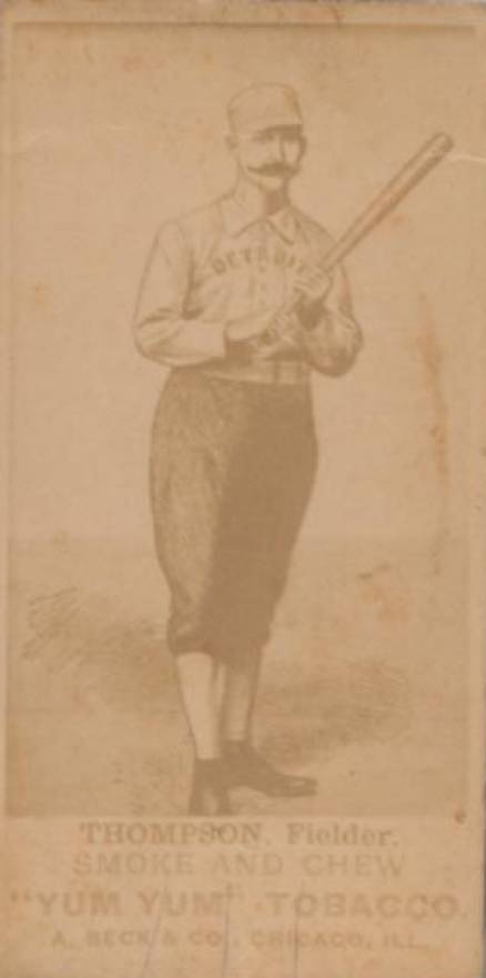 1888 Yum Yum Tobacco Sam Thompson # Baseball Card