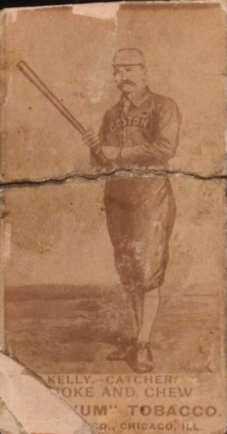 1888 Yum Yum Tobacco King Kelly # Baseball Card