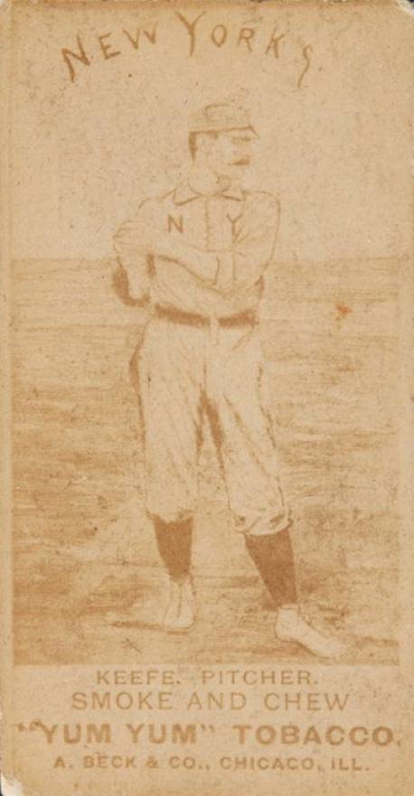 1888 Yum Yum Tobacco Tim Keefe # Baseball Card