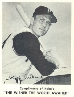 1963 Kahn's Wieners Bill Virdon # Baseball Card