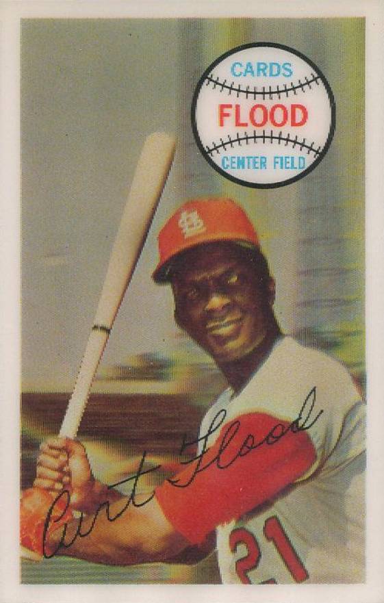 1970 Kellogg's Kelloggs Curt Flood #48 Baseball Card