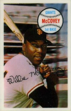 1970 Kellogg's Kelloggs Willie McCovey #4 Baseball Card