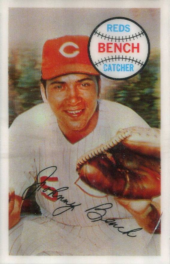 1970 Kellogg's Kelloggs Johnny Bench #58 Baseball Card