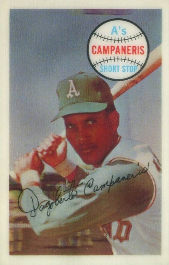 1970 Kellogg's Kelloggs Bert Campaneris #39 Baseball Card