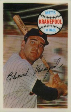 1970 Kellogg's Kelloggs Ed Kranepool #1 Baseball Card