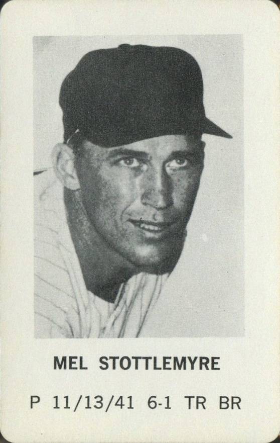 1970 Milton Bradley Mel Stottlemyre # Baseball Card