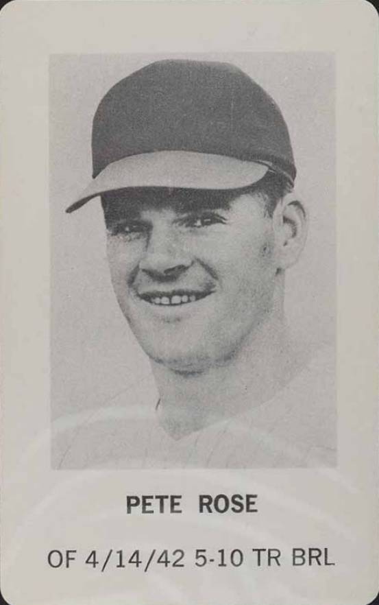 1970 Milton Bradley Pete Rose # Baseball Card