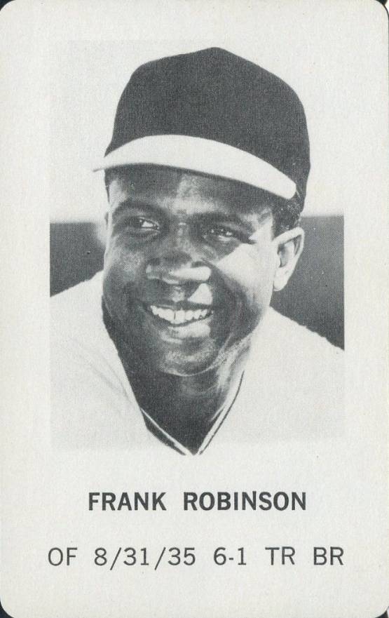 1970 Milton Bradley Frank Robinson # Baseball Card