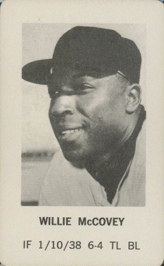 1970 Milton Bradley Willie McCovey # Baseball Card