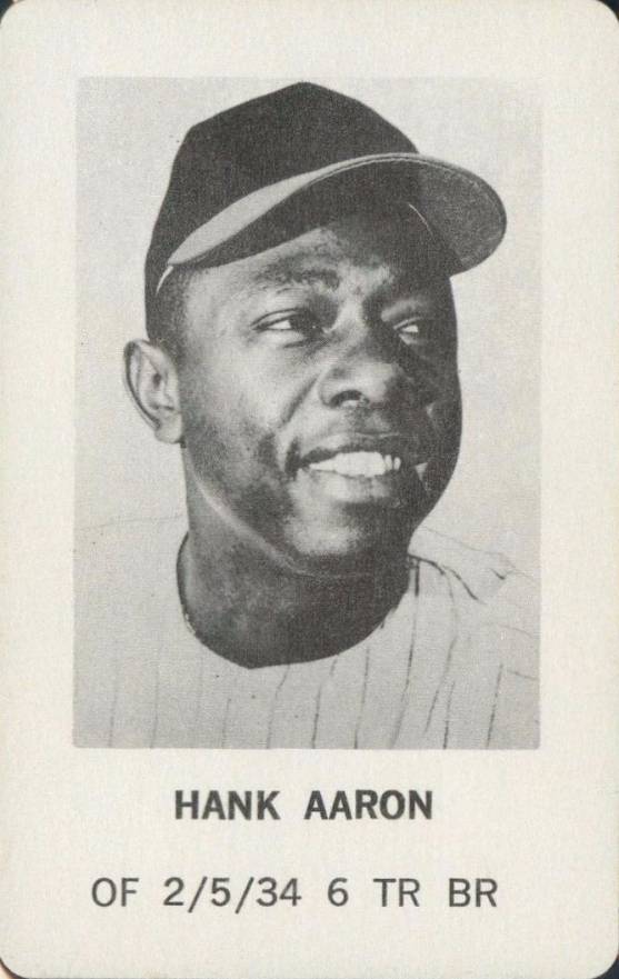 1970 Milton Bradley Hank Aaron # Baseball Card