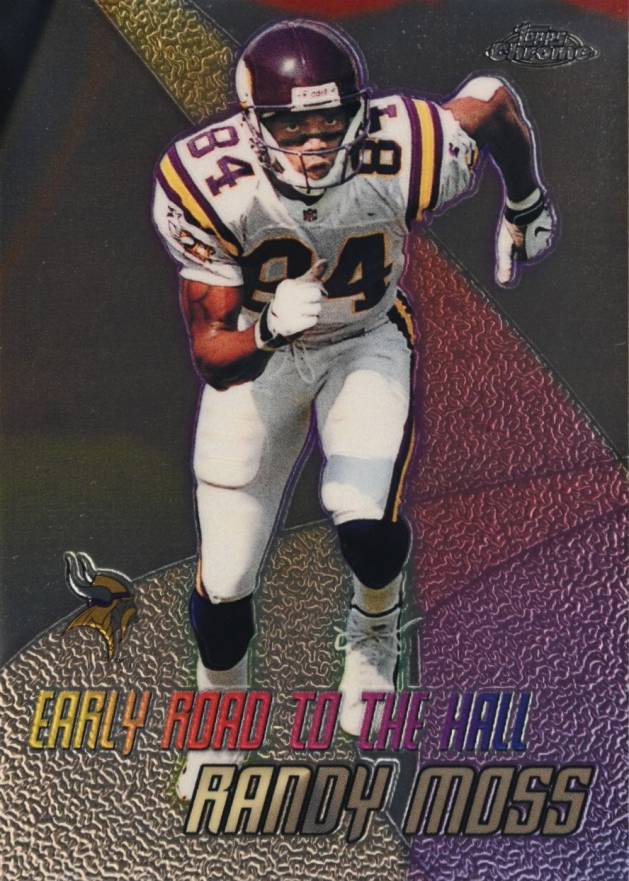 1999 Topps Chrome Hall of Fame Randy Moss #H15 Football Card