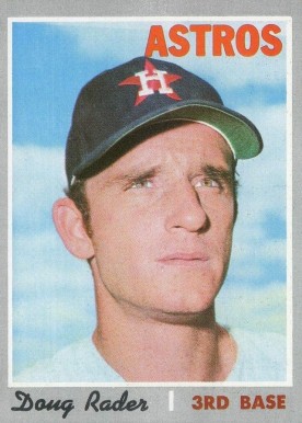 1970 Topps Doug Rader #355 Baseball Card