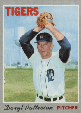 1970 Topps Daryl Patterson #592 Baseball Card