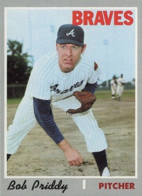1970 Topps Bob Priddy #687 Baseball Card